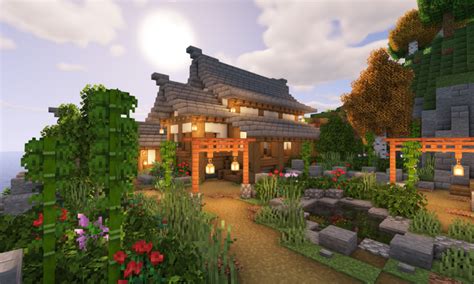 Image result for Minecraft Japanese House Tutorial