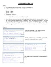 While Loop Questions PDF に対する画像結果