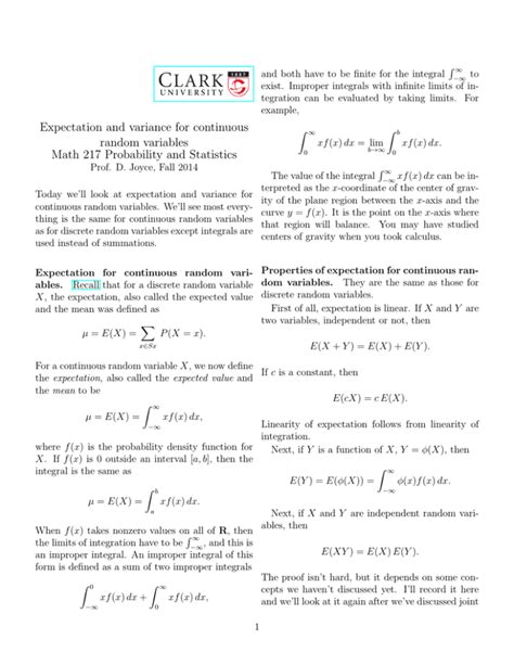 Image result for Variance of a Continuous Random Variable