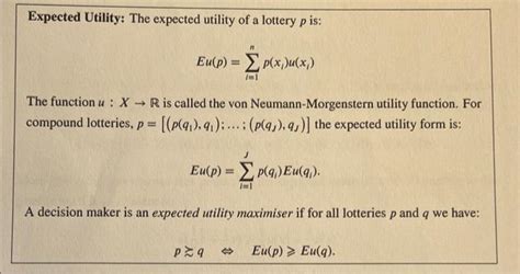 Image result for Calculating Expected Utility