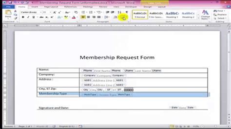 Fillable Form Template Word - Printable Forms Free Online