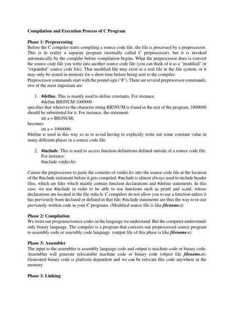 Image result for Execution Process of C Program