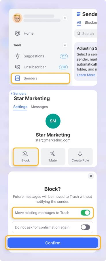 How to Block Emails Using Samsung Mail に対する画像結果