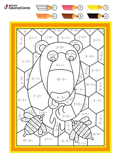 Image result for Color by Math Free Printable