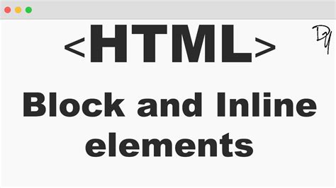 Image result for Inline and Block Elements in HTML