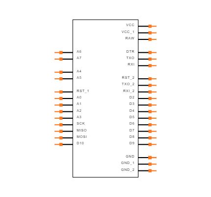 Image result for Arduino Pro Mini KiCad Library