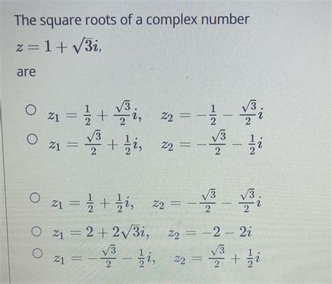 Image result for Square Root of Z Complex Number Direct Formula
