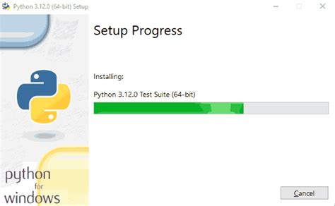 Python Installation Window に対する画像結果