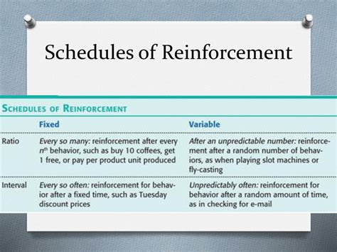 Image result for Schedules for Reinforcement Practice