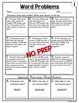 Image result for Grade 4 Math Worksheets Word Problems
