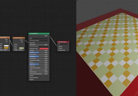 Error Checker Texture に対する画像結果
