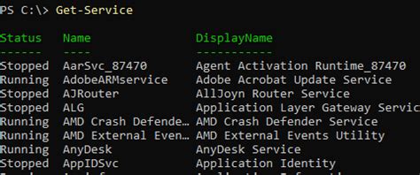 Image result for PowerShell to Get Windows Status