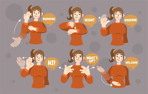 Image result for Sign Language Vector Illustrations