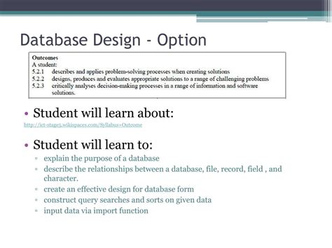 Image result for Ppt Design Database