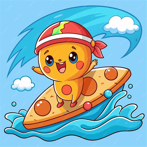 Image result for Pizza Floating On Water Cartoon