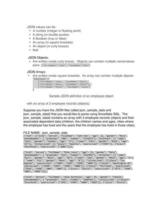 Afbeeldingsresultaten voor JSON Employee Data