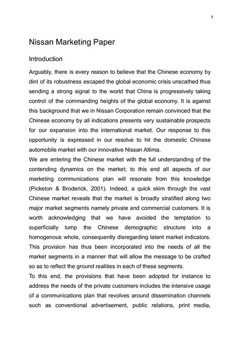 Image result for Marketing Research Paper Example