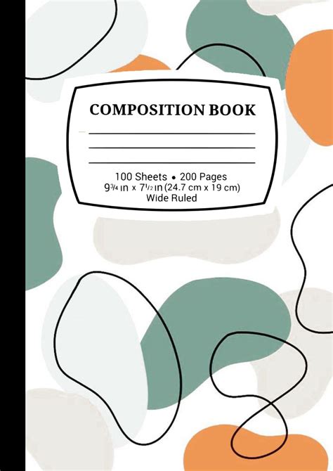 Composition Notebook Page Template に対する画像結果