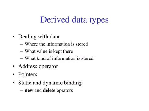 Image result for Derived Data Types Java