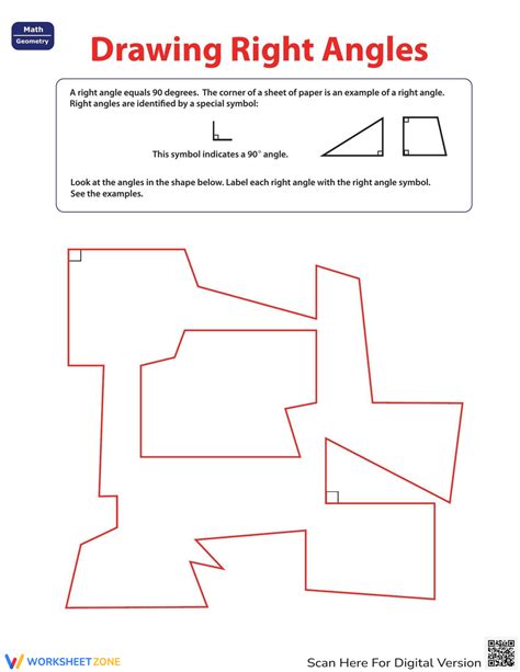 Image result for Identifying Right Angles Worksheet