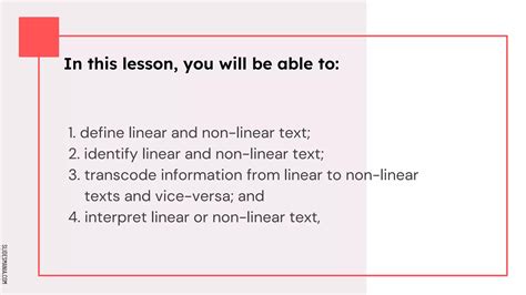 Image result for Linear Text Examples
