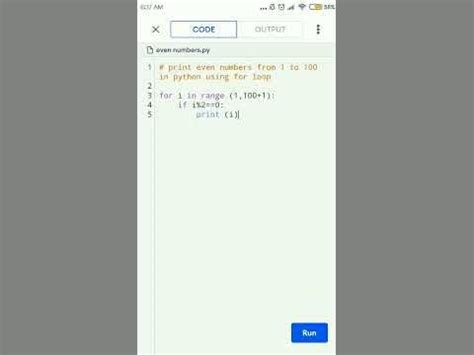 Python Print Even Numbers From 100 に対する画像結果