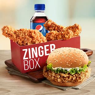 Image result for KFC Menu Zinger Box