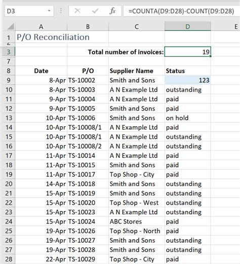 Image result for Formula to Count Text in Excel