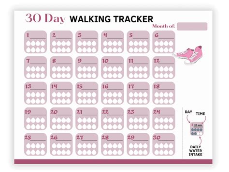 Image result for Walking Program Chart