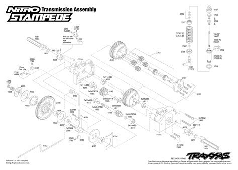 Toradh íomhá ar Nitro Rustler Exploded-View