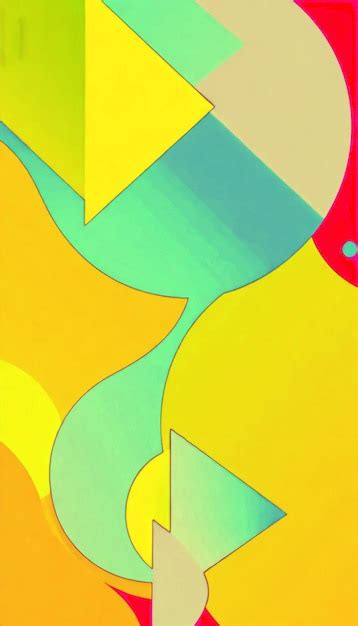 Toradh íomhá ar Geometric Shapes Gradient