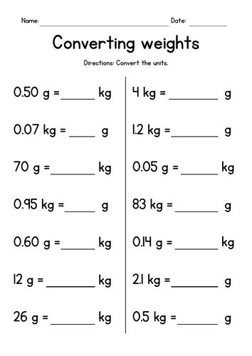 Afbeeldingsresultaten voor Maths Genie Weight Comparison Worksheet