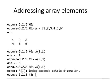 Octave Array-এর ছবি ফলাফল