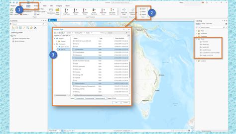 Toradh íomhá ar ArcMap Online Map