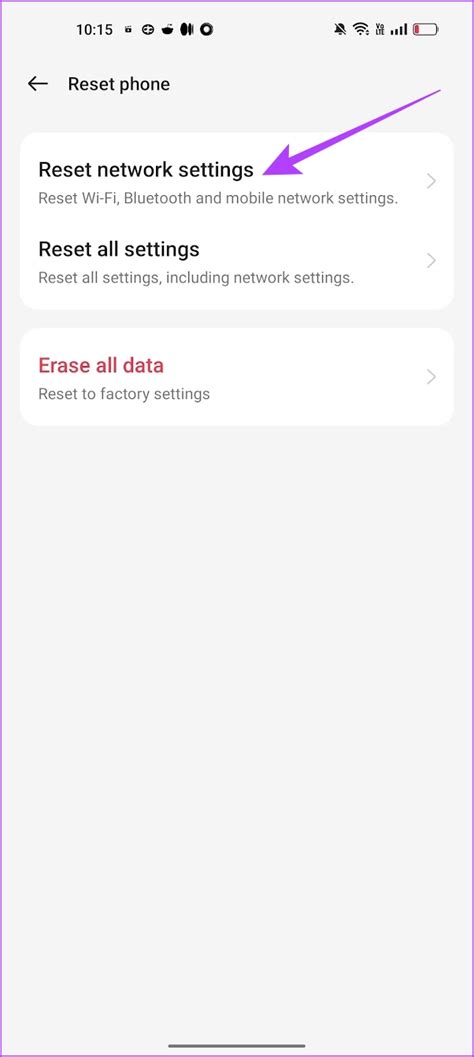 Image result for How to Rest My Android Network