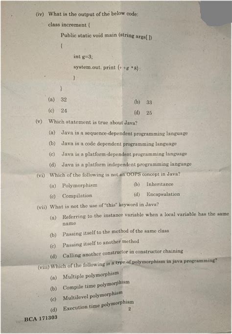 Image result for Java Test Paper