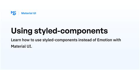 Image result for Material Styled Components