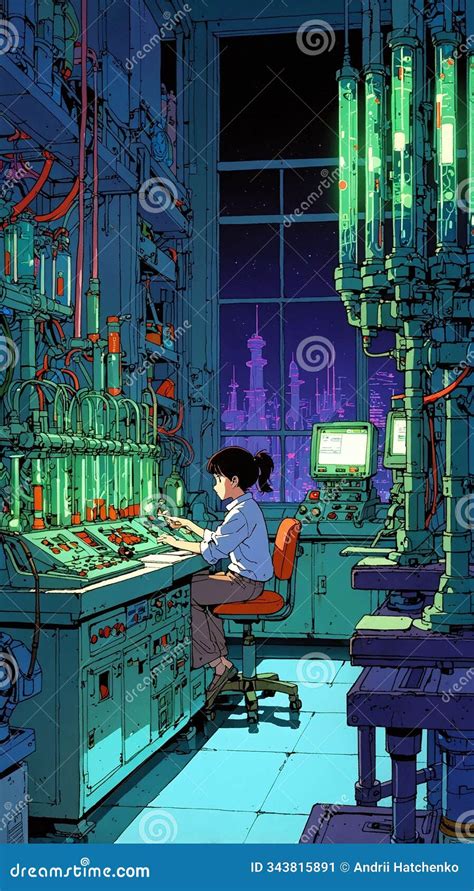 Toradh íomhá ar Anime Science Apparatus