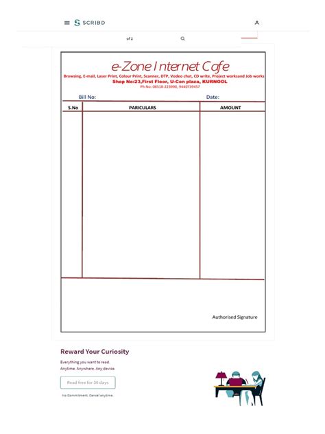 Image result for Smart Internet Bill Format