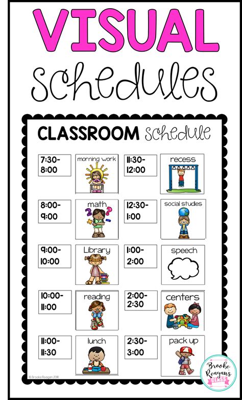 Image result for Visual Timetable Printable