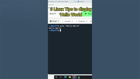 Image result for HelloWorld Code in Ubuntu Terminal