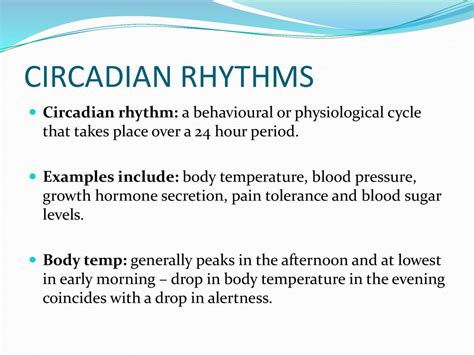 Image result for Pain Threshold Circadian Rhythms Human
