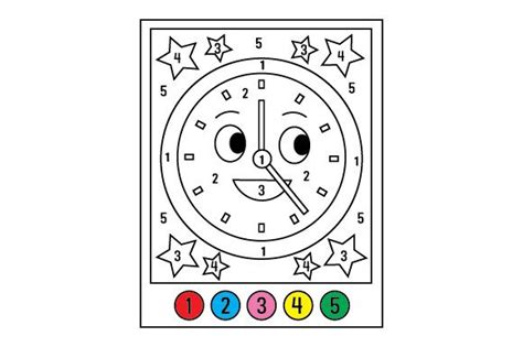 Image result for Color the Code Clock