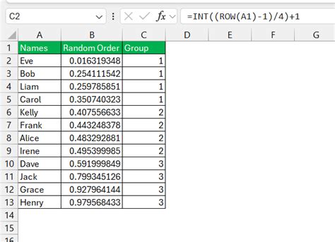 Image result for Random Group Generator Excel