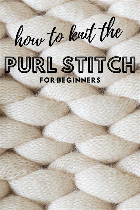 Image result for Purl Stitch Diagram