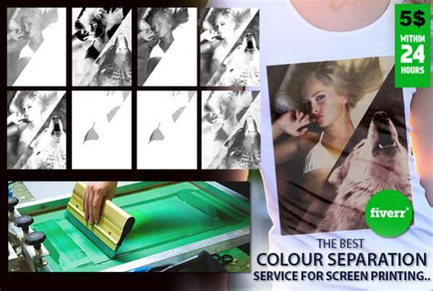 Image result for Colour Separation for Screen Printing