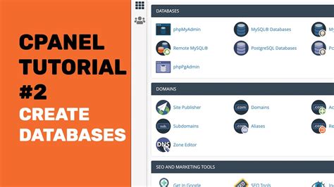 Toradh íomhá ar cPanel MySQL Extension