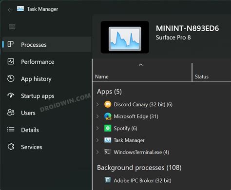 Bildergebnis für Task Manager Windows 11 Dark Mode