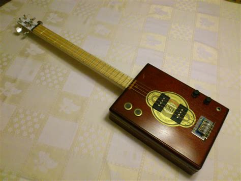 Image result for Open Tuning 4 String Cigar Box Guitar