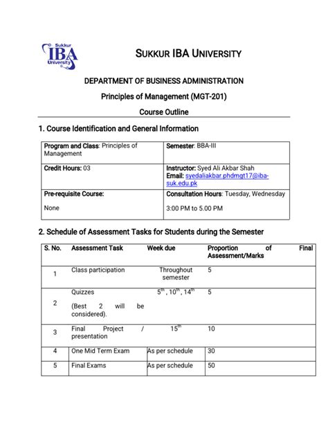 Principles and Practice of Management Course Outline に対する画像結果